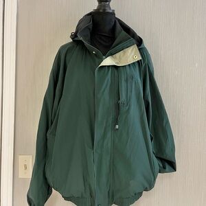 90s Cabela’s Outdoor Gear Men’s Jacket XL Green Hooded Insulated Lightweight